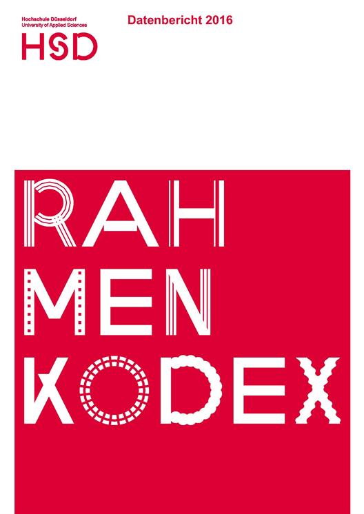 Front page Rahmenkodex 2016